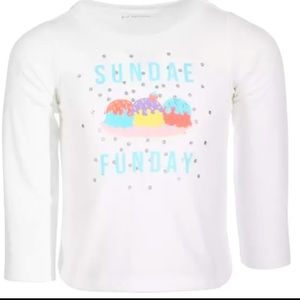 Toddler Girls Sundae Funday Long-Sleeve T-Shirt